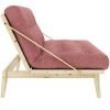 Růžová manšestrová trojmístná rozkládací pohovka Karup Design Folk 190 cm