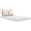 Bílá dvoumístná rozkládací pohovka Karup Design Shin Sano 140 cm