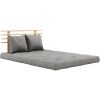 Šedá dvoumístná rozkládací pohovka Karup Design Shin Sano 140 cm
