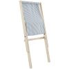 Modro-bílé pruhované skládací křeslo Karup Design Boogie