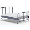 Tmavě modrá kovová postel Vipack Bronxx 140 x 200 cm -fv-interier-25