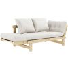 Bílá dvoumístná rozkládací pohovka Karup Design Beat 162 cm