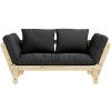 Tmavě šedá dvoumístná rozkládací pohovka Karup Design Beat 162 cm