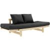 Tmavě šedá dvoumístná rozkládací pohovka Karup Design Beat 162 cm