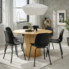 Černá plastová jídelní židle Unique Furniture Whitby -fv-interier-25