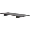 Tmavě hnědá dubová prodlužovací deska ke stolu ROWICO FILIPPA 45 x 120 cm