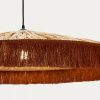 Ratanové závěsné světlo Kave Home Pollensa 75 cm s třásněmi -fv-interier-25