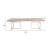 Hnědý dřevěný konferenční stolek DUTCHBONE Class 120 x 60 cm