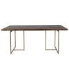 Hnědý dřevěný jídelní stůl DUTCHBONE Class 180 x 90 cm