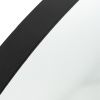 Černé kovové závěsné zrcadlo J-line Debina 60 cm -fv-interier-25