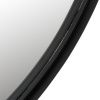 Černé kovové závěsné zrcadlo J-line Debina 60 cm -fv-interier-25