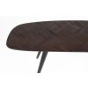 Tmavě hnědá teaková lavice WLL WEBSTER 118 cm -fv-interier-25