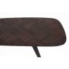 Tmavě hnědá teaková lavice WLL WEBSTER 118 cm -fv-interier-25