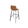 Hnědá vintage barová židle DUTCHBONE Franky 80 cm