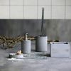 Šedý držák na toaletní papír Cement -fv-interier-25