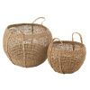 Set dvou ratanových košů J-line Gabisa 56/38 cm