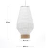 Bílé papírové stínidlo Kave Home Hila 30 cm -fv-interier-25
