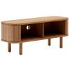 Dřevěný TV stolek Kave Home Mailen 120 x 40 cm