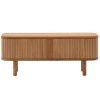 Dřevěný TV stolek Kave Home Mailen 120 x 40 cm