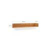 Dřevěná nástěnná police Kave Home Octavia 120 cm