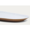 Bílý keramický servírovací talíř Kave Home Publia 35,5 x 17,5 cm -fv-interier-25