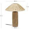 Přírodní stolní lampa Kave Home Samse