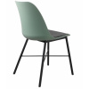 Zelená plastová jídelní židle Unique Furniture Whistler