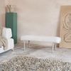 Světle šedá čalouněná lavice Kave Home Compo 130 cm -fv-interier-25