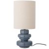 Skleněná stolní lampa Fabiola