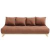 Hnědá trojmístná pohovka Karup Design Senza 200 cm