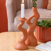 Oranžová váza Twistli 33 cm -fv-interier-25