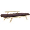 Tmavě hnědá dvoumístná rozkládací pohovka Karup Design Bebop 174 cm