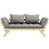 Šedá dvoumístná rozkládací pohovka Karup Design Bebop 174 cm