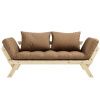 Světle hnědá dvoumístná rozkládací pohovka Karup Design Bebop 174 cm