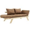 Světle hnědá dvoumístná rozkládací pohovka Karup Design Bebop 174 cm