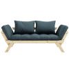 Petrolejově modrá dvoumístná rozkládací pohovka Karup Design Bebop 174 cm