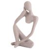 Světle šedá dekorativní soška Imagination 23,5 cm