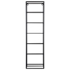 Černý kovový stojan na víno Sitler 66 x 11,5 cm