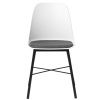 Bílá plastová jídelní židle Unique Furniture Whistler