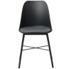Černá plastová jídelní židle Unique Furniture Whistler