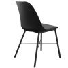 Černá plastová jídelní židle Unique Furniture Whistler