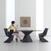 Modrá plastová jídelní židle VERTEX -fv-interier-25