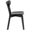 Černá lakovaná jídelní židle Diaz