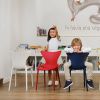 Béžová plastová dětská jídelní židle LOVE MINI -fv-interier-25