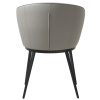 Šedé koženkové křeslo Unique Furniture Gain
