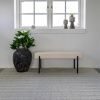 Krémově bílá bouclé lavice Swipper 100 cm -fv-interier-25