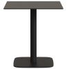 Černý bistro stolek Kave Home Dina 68 x 68 cm