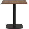 Ořechový bistro stolek Kave Home Dina 70 x 70 cm