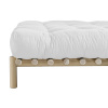 Měkká bílá futonová matrace Karup Design Sandwich 90 x 200 cm, tl. 16 cm