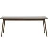 Tmavě hnědý dubový jídelní stůl Unique Furniture Barrali 90 x 190 cm